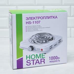 «Плитка электрическая HOMESTAR HS-1107, ТЭН» - фото 1